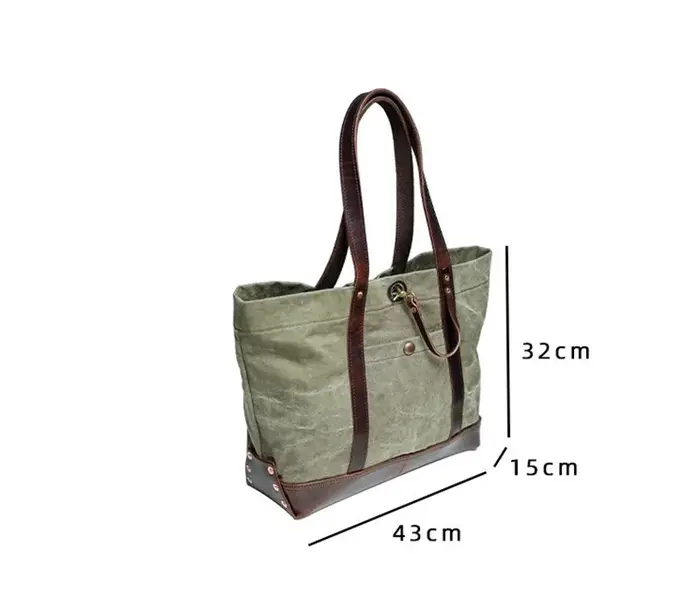 PNDcloser-Sac fourre-tout en cuir véritable pour hommes et femmes