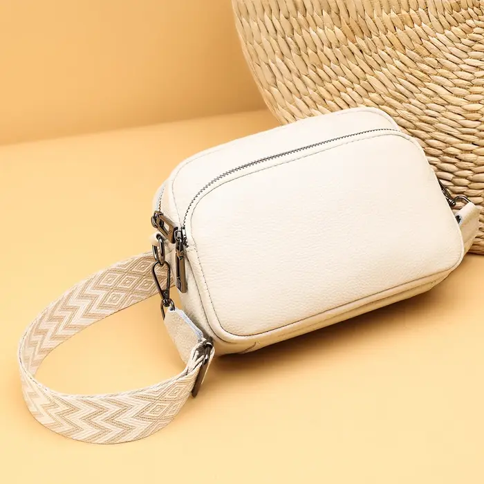 Sac bandoulière tendance pour femme avec 2 sangles