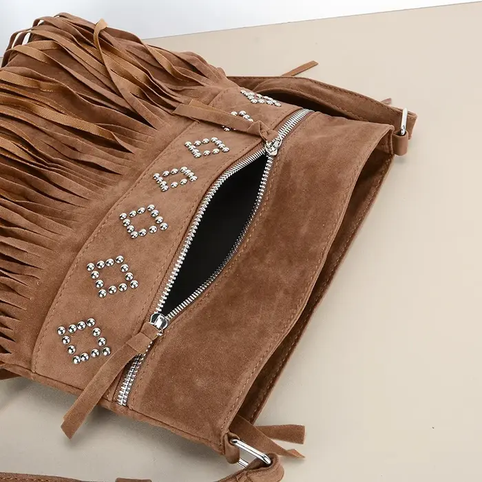 Sac à franges de grande capacité pour femmes
