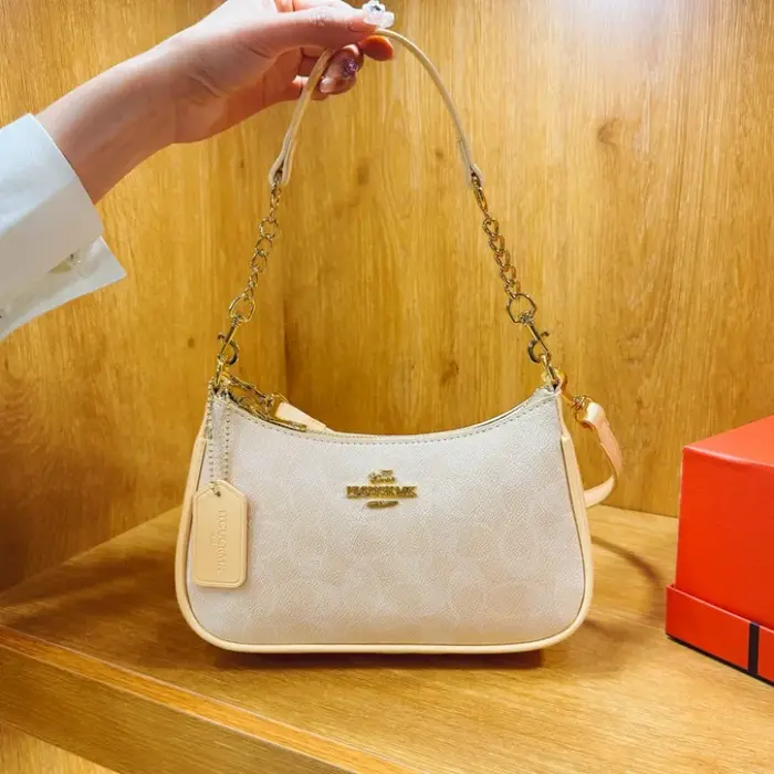 Sac messager élégant en cuir de créateur pour femme, sac à bandoulière classique vintage pour femme,