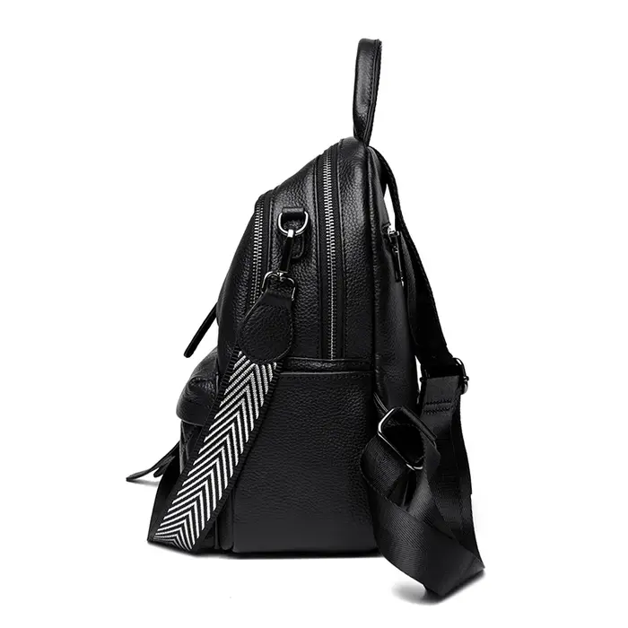 Sac à dos en cuir de vachette tendance