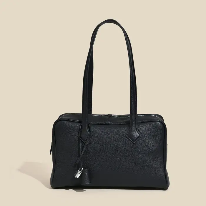Nouveau Sac Fourre-tout Victoria 35 en Cuir de Vachette TC de Première Qualité 2025 – Sac à Main Polyvalent Haut de