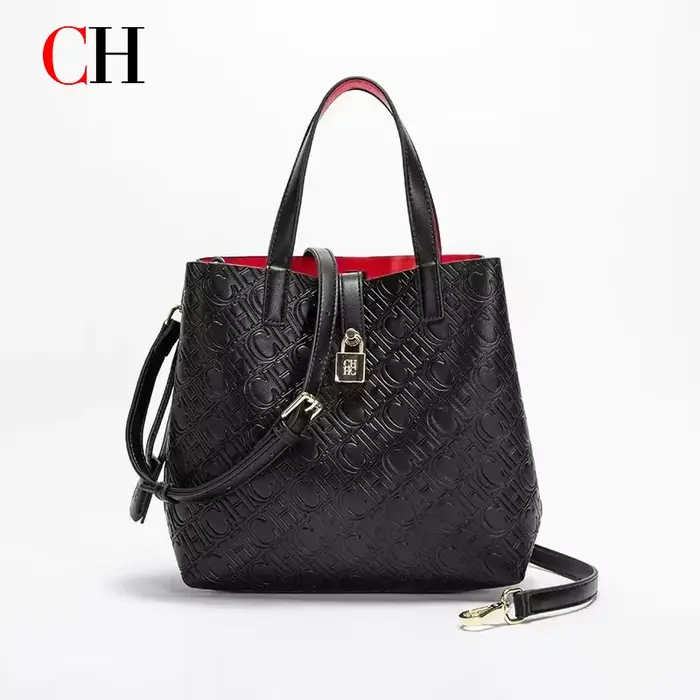 Sac à main CH classique gaufré de luxe pour femme