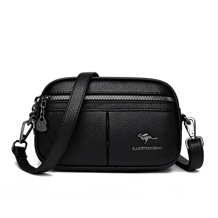 Véritable 3 couches de luxe sacs à Main et sacs à Main femmes sacs de haute qualité en cuir Sac à ba