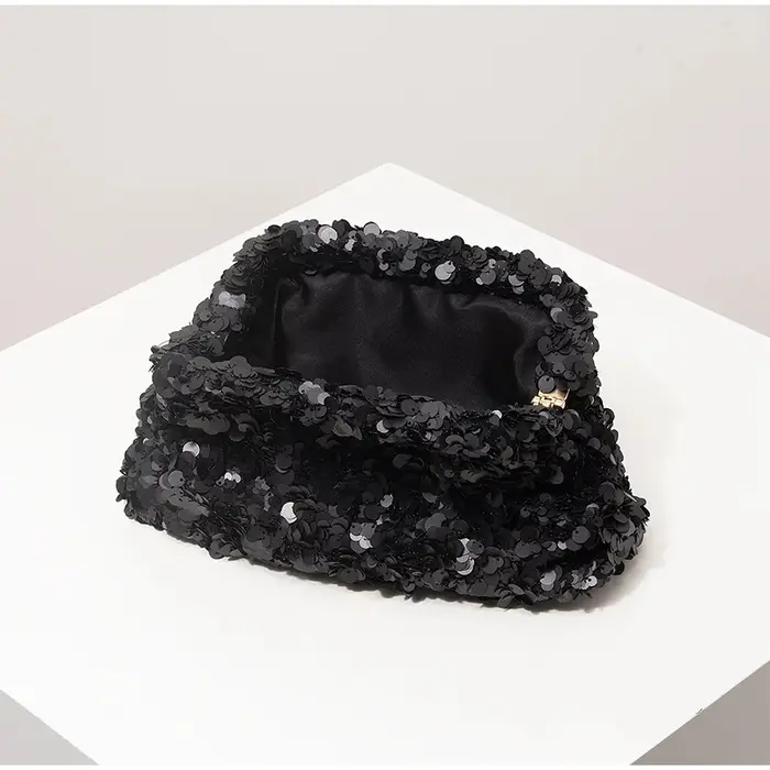 Pochette à paillettes pour femmes
