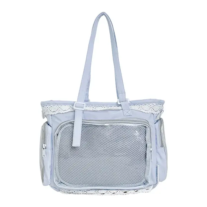 Sac à bandoulière transparent Y2K mignon DIY Ita Bag Lolita pour femme