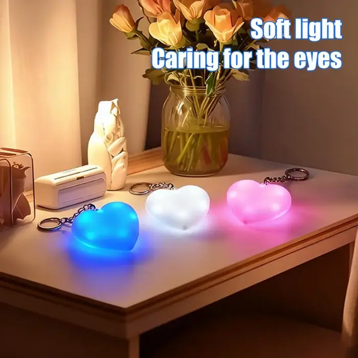 Amour coeur sac à main lumière en forme