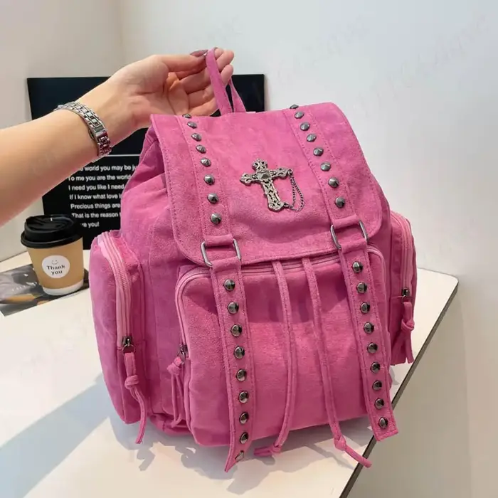 Sac à dos gothique Punk pour femmes