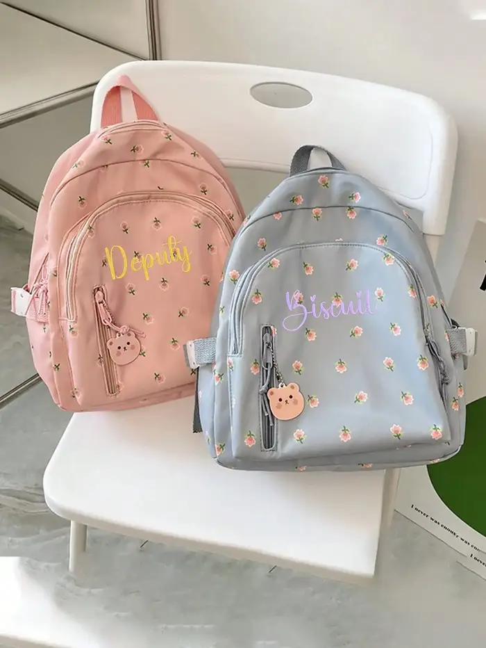 Mini sac à dos floral mignon pour filles