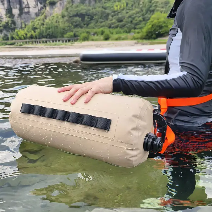 Sac flottant multifonctionnel pour la natation avec ceinture