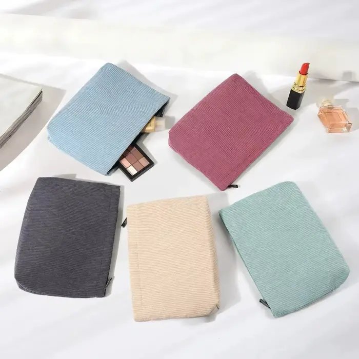 Trousse de maquillage grande fermeture éclair
