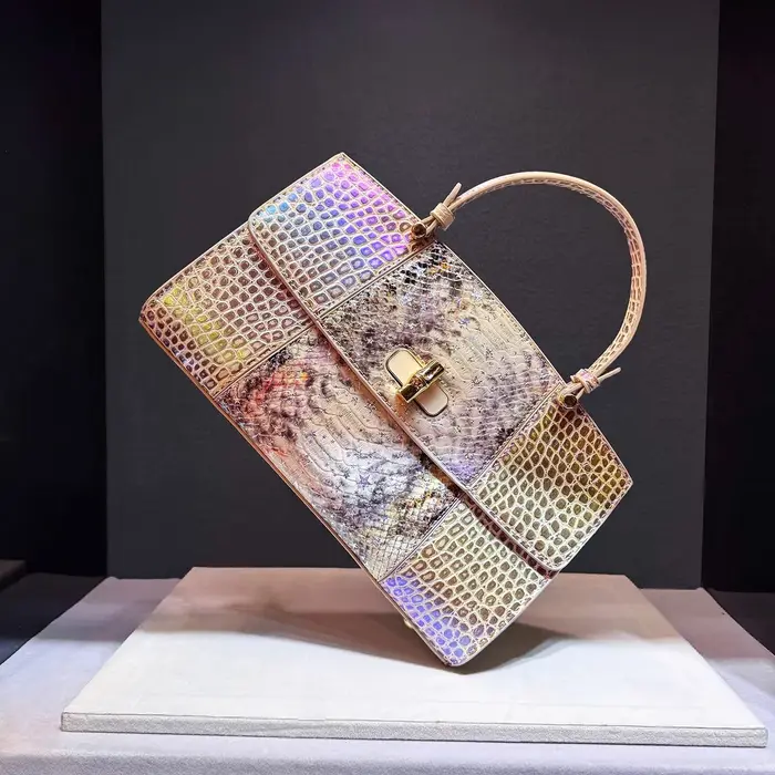 Sac à main en cuir pour femme, imprimé crocodile, nouvelle mode 2026, grande capacité, sacs coquille