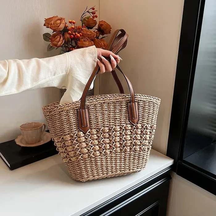 Sacs de paille d'été pour femmes