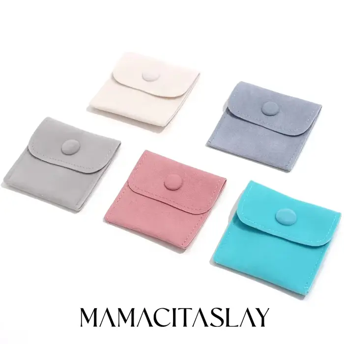 Qualité sensation plusieurs couleurs velours matériel boucle Style sac à main pochette bijoux sac emballage