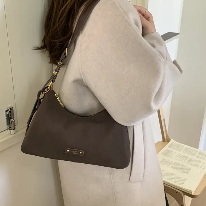 Sac à bandoulière rétro en cuir Pu pour femmes