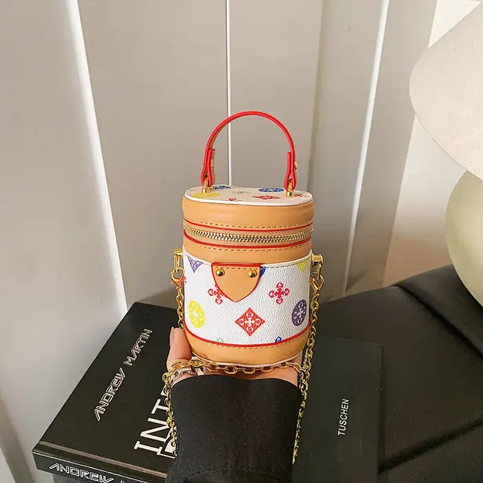 Sac à main pour femme, mini sac seau floral pour rouge à lèvres