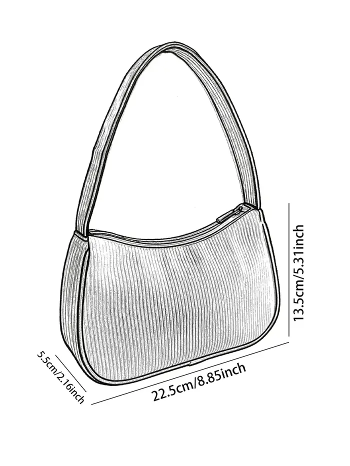 Sac à bandoulière tendance à imprimé citron