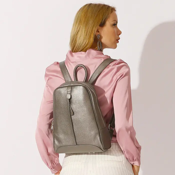 Zency – sac à dos en cuir véritable 100% souple pour femmes, sac à dos de voyage décontracté, sacoch