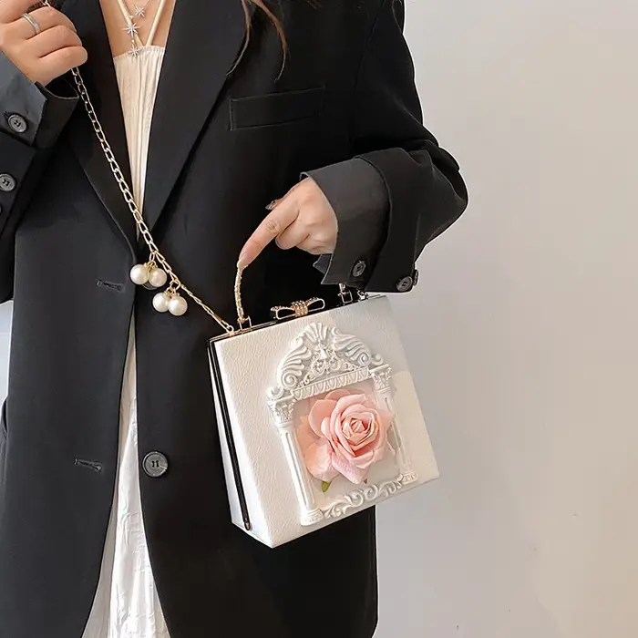 Mini sac à main vintage pour femme