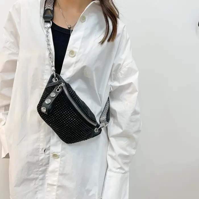 Sac banane vintage de luxe pour femme