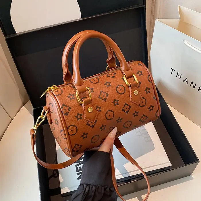 Sac à main imprimé pour femmes, fourre-tout de luxe léger de grande capacité, sac à bandoulière poly