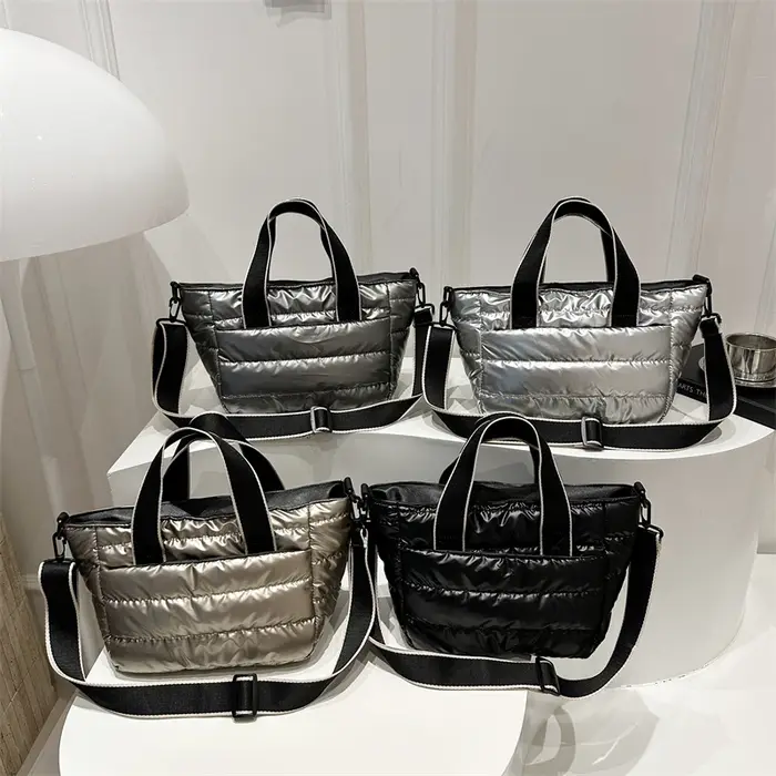 Sac fourre-tout matelassé de luxe pour femmes