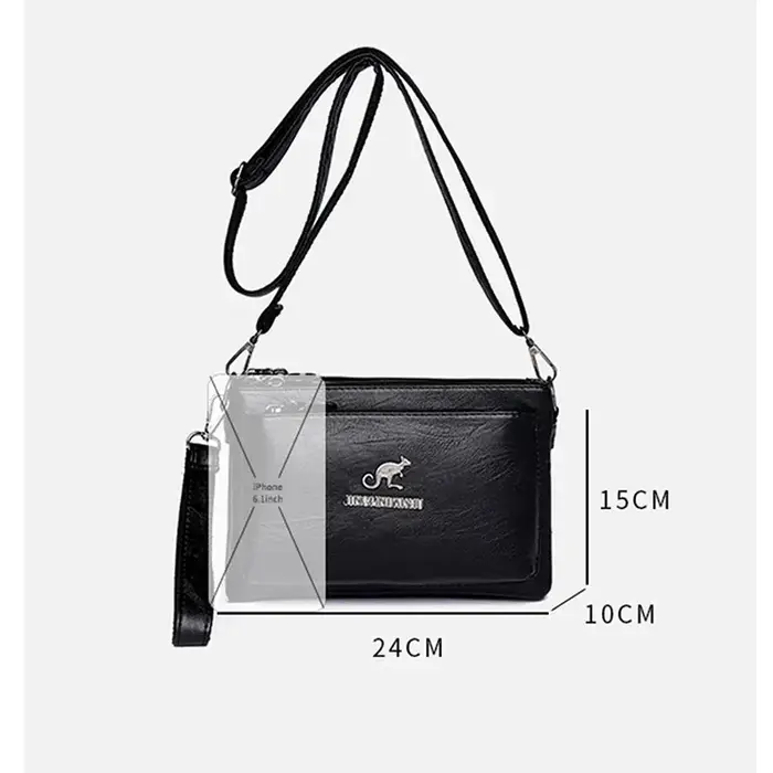 Sac à bandoulière multicouche pour femme