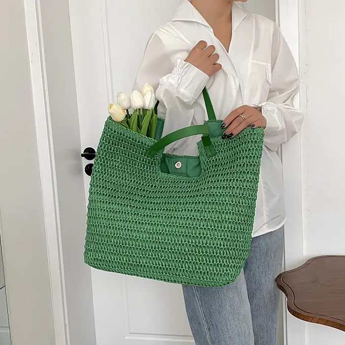 Sac à main en paille pour femmes