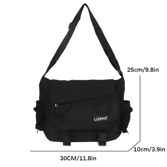 Sac messager sacs à main japonais école coréenne unique épaule fille étudiant Hong Kong Style rétro grande capacité postier femmes