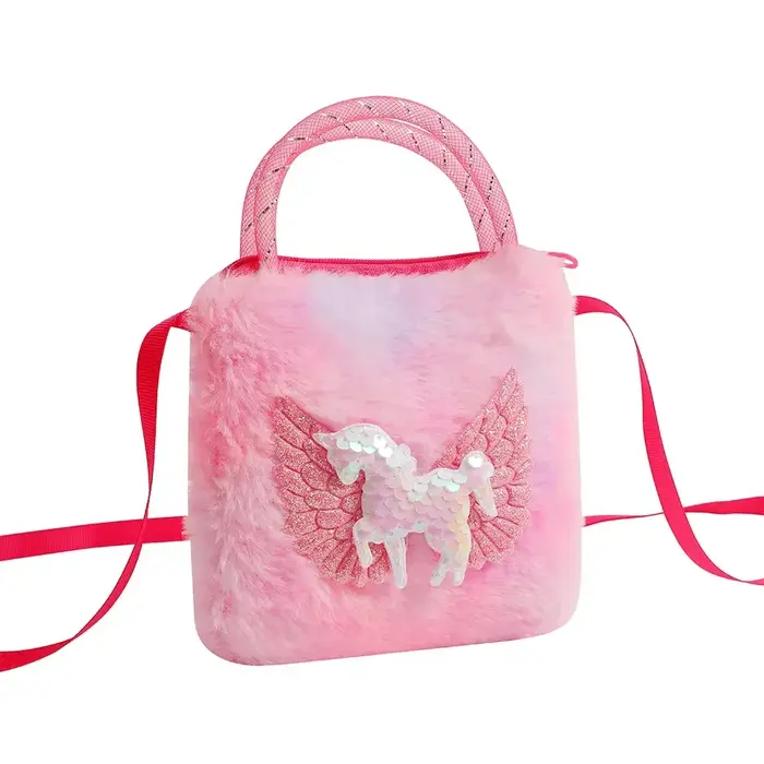 Sacs à main licorne douce pour filles, sac à bandoulière mignon pour enfants, cadeau de fête d'anniv