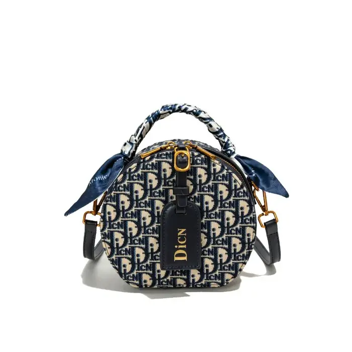 Sac à bandoulière jacquard brodé avec lettres, en soie, nouvelle collection 2025, tendance, petit sa