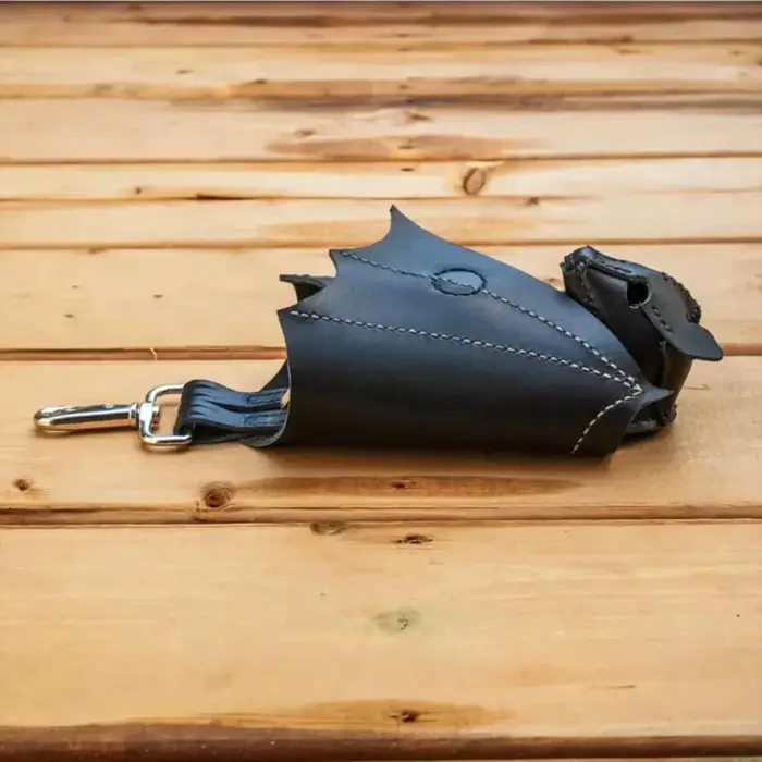 Porte-monnaie en cuir PU chauve-souris