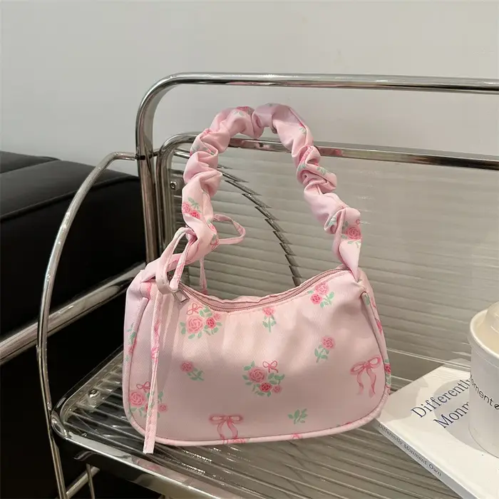 Sac en toile à fleurs douces et douces pour femmes