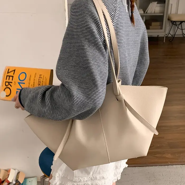 Sac à main de luxe en cuir PU souple pour femmes