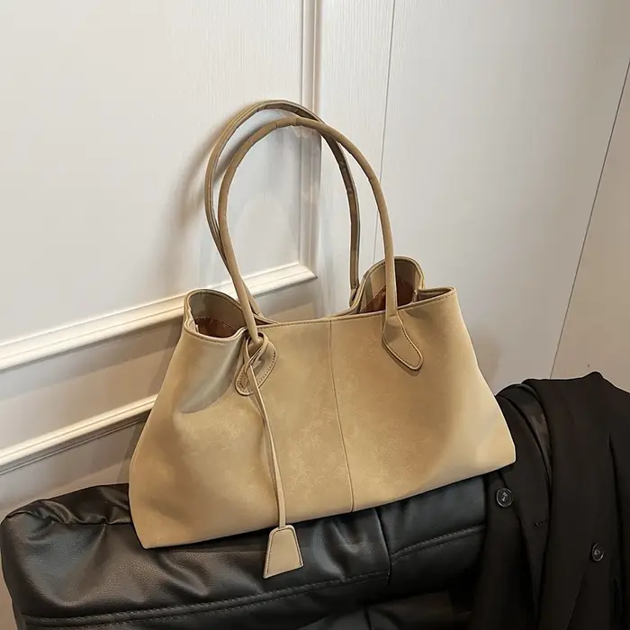 Sac à main polyvalent en faux daim pour femme
