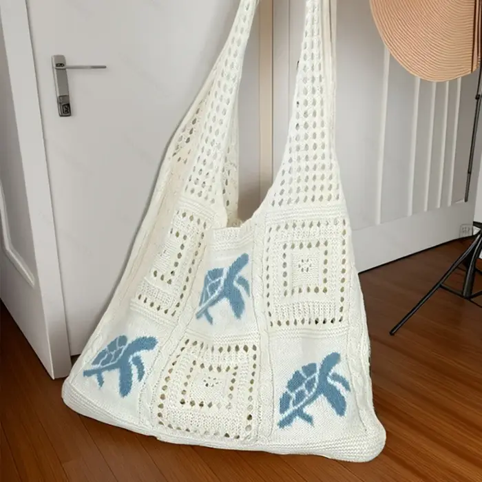 Sac fourre-tout de plage au crochet