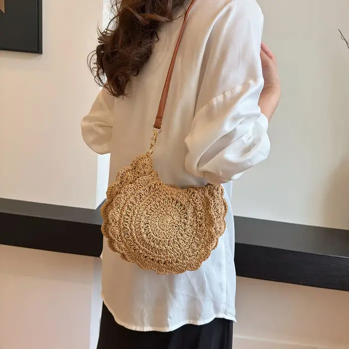 Sac à main tissé Vintage pour vacances