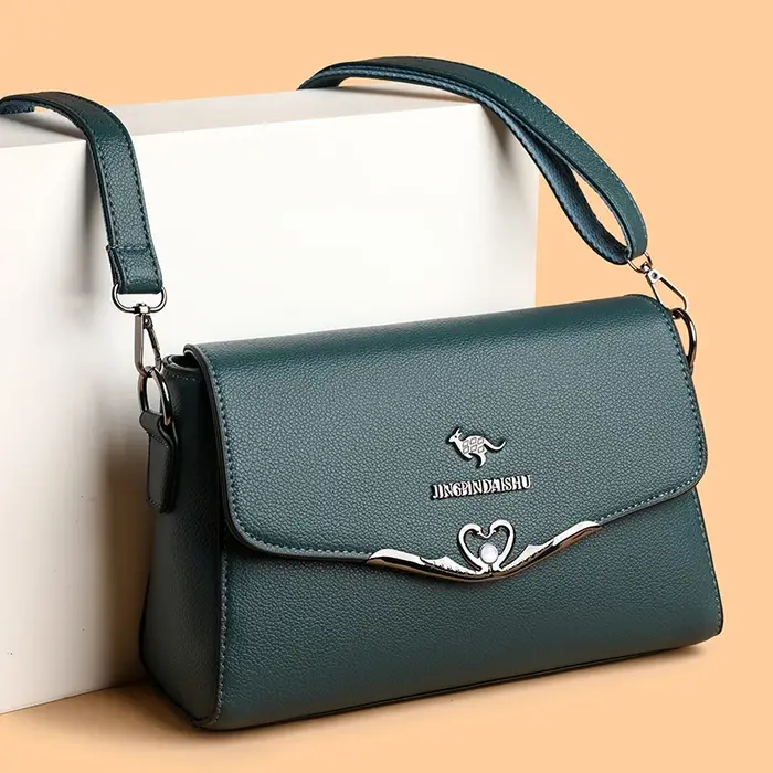 Sac à bandoulière de luxe en cuir PU pour femmes