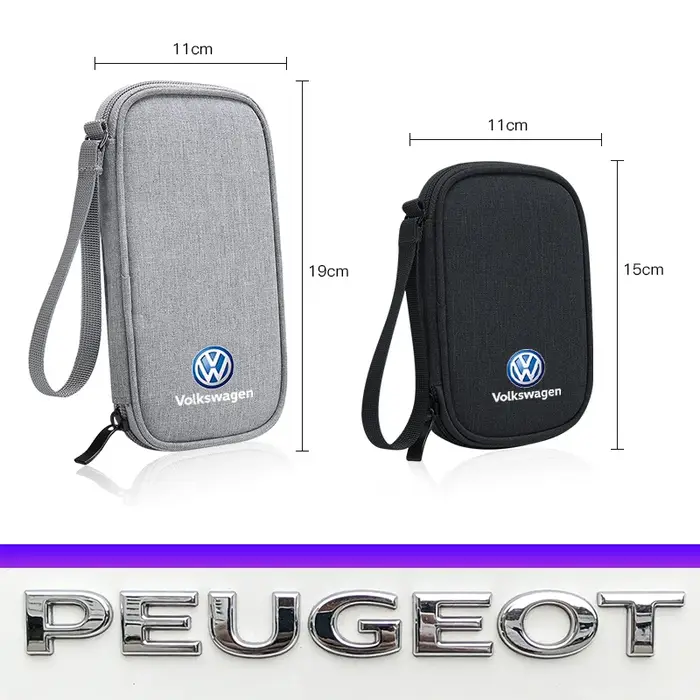Sac de rangement portable pour câble de voiture