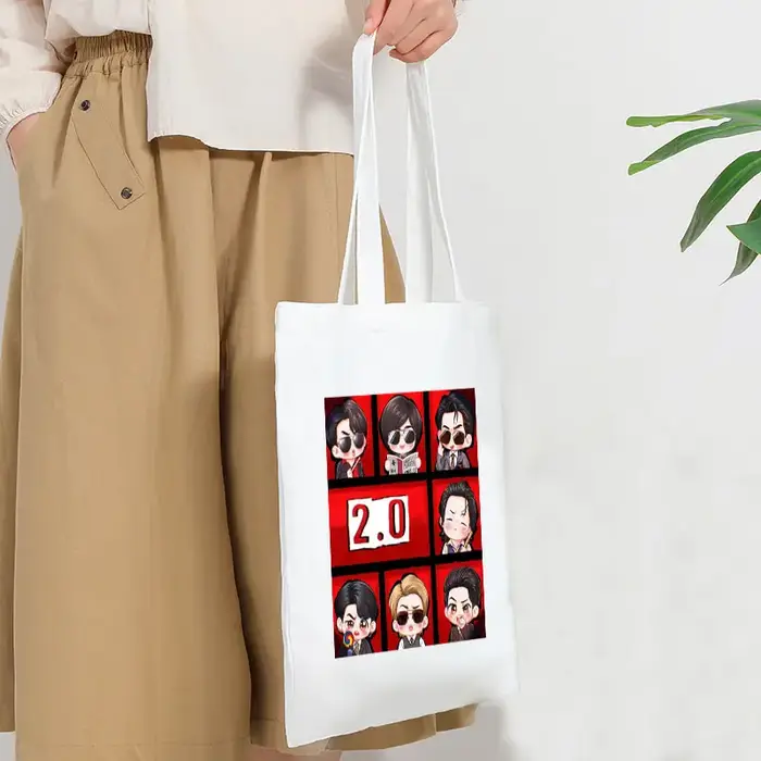Sacs en toile blanche Arirang World Tour 2026