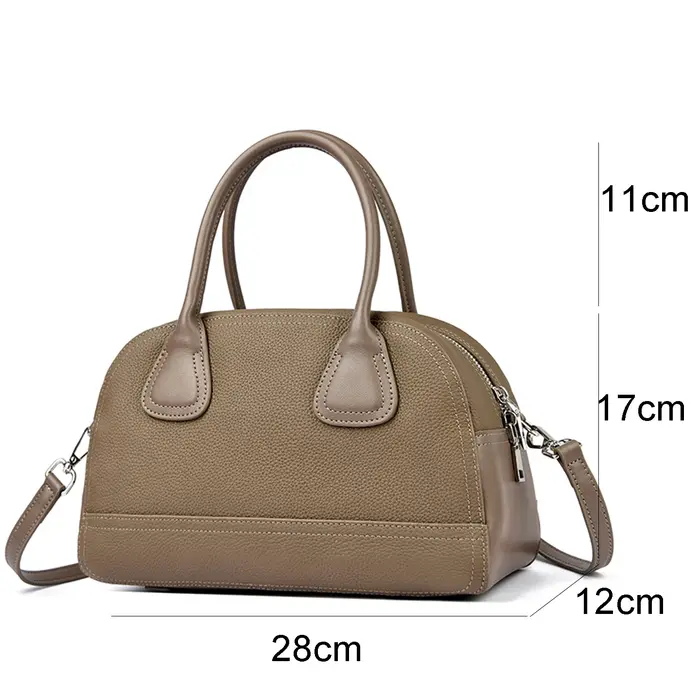 Nouveau sac en cuir de vachette imprimé à la main
