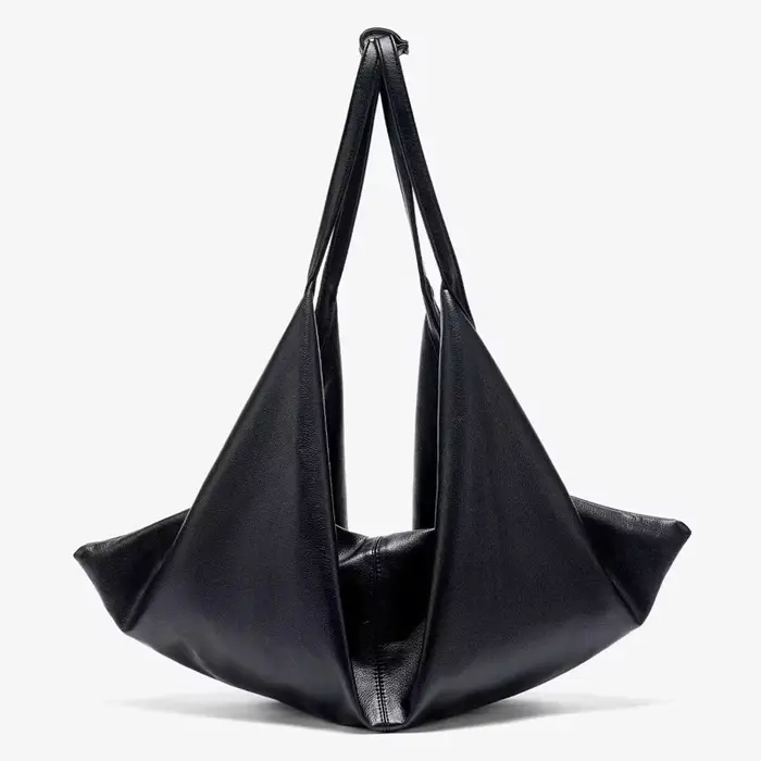 SHELKSBAG Sac à bandoulière ample surdimensionné pour femme en simili cuir souple sacs à main extra large sac