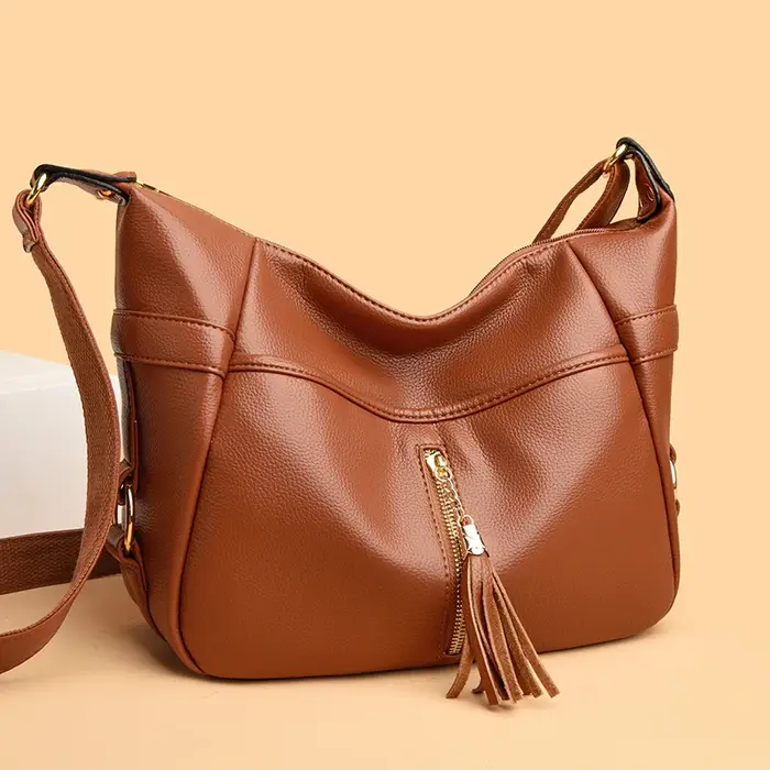 Sacs à main coréens en cuir souple pour femmes, sac à bandoulière polyvalent, sacs initiés par dames, nouvelle tendance, marque de créateur de luxe, mode