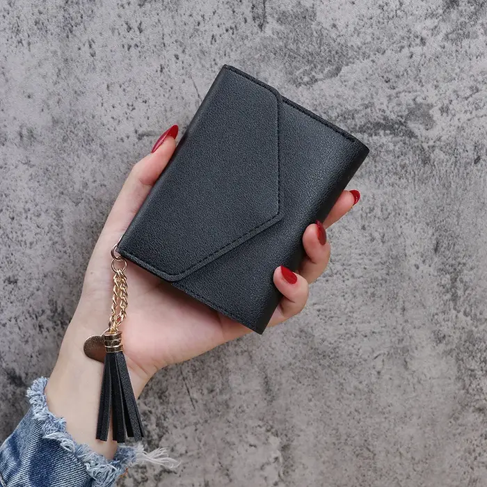 Porte-cartes personnalisé en cuir PU | Portefeuille