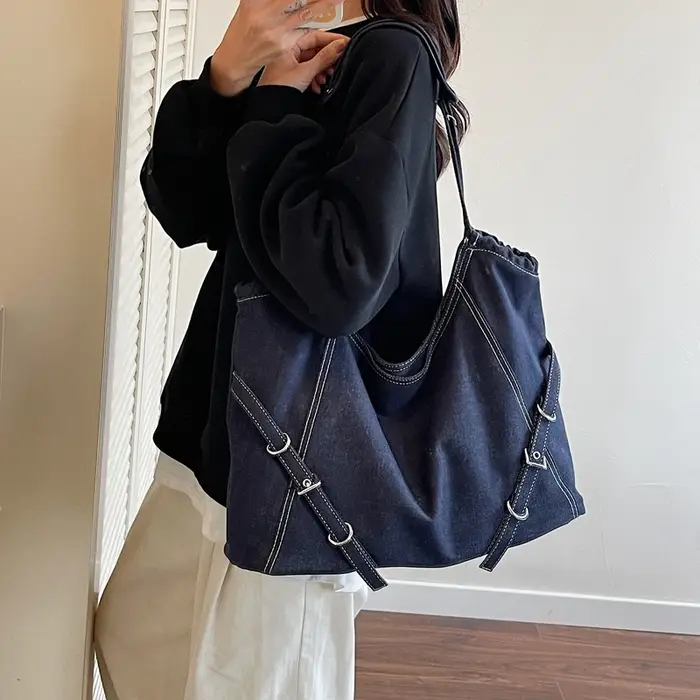 Sac de Shopping Vintage en cuir Pu