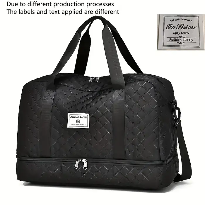Sac polochon de luxe – Élégant et durable avec séparateur étanche
