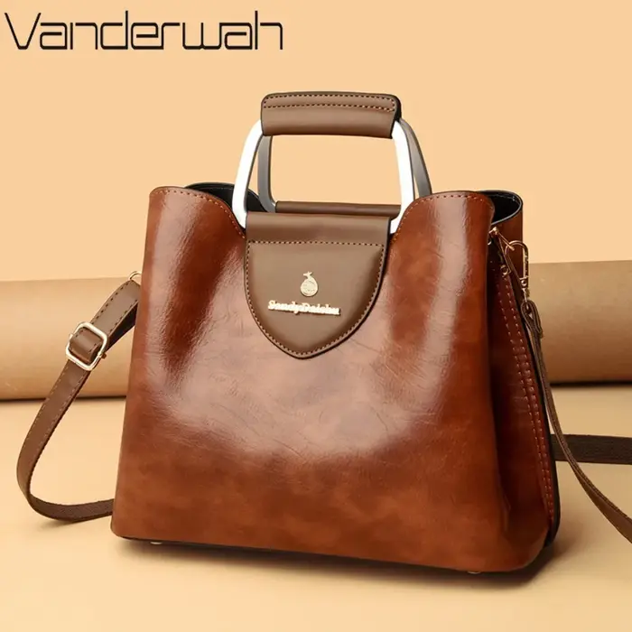 Sacs à main en cuir véritable pour femmes