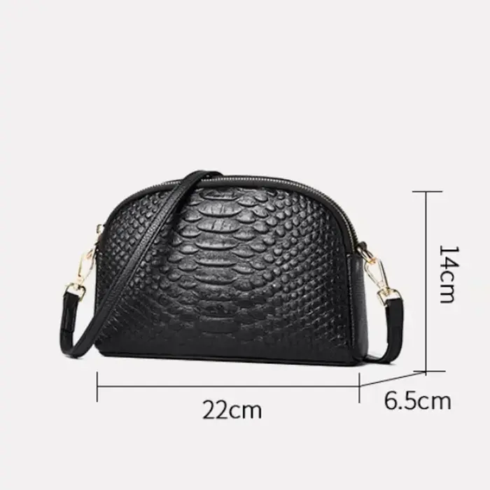 Mode 100% Sac à bandoulière en cuir véritable Simple femmes Sac à main de créateur de haute qualité
