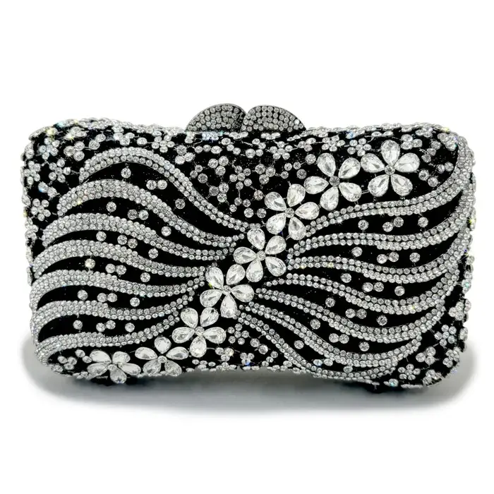 Boutique femmes cristal pochette sacs de soirée de mariage strass