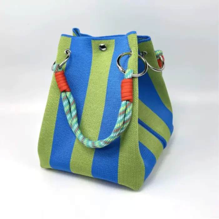 Sac à main rétro multicolore pour femme – Sac fourre-tout de grande capacité avec fermeture à boucle